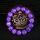 紫龙晶单圈手链14MM