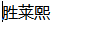 勝萊熙 連衣裙