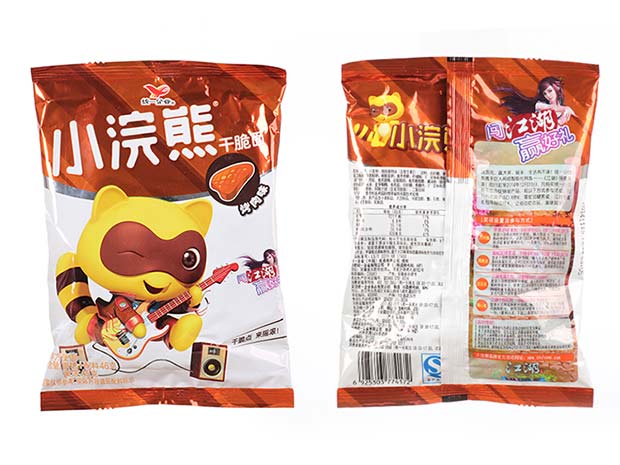 统一小浣熊干脆面烧烤味46g 捏碎面点心面 即食方便面