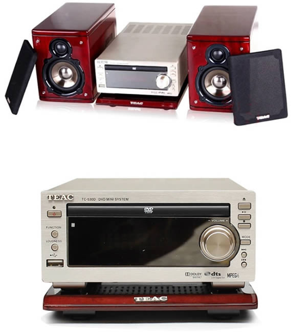 teac 第一音响tc-530d日本第一迷你组合音响高端木质音箱