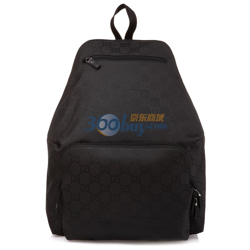 gucci 古驰 黑色织物男款双肩背包179606f869n1000 kt图片