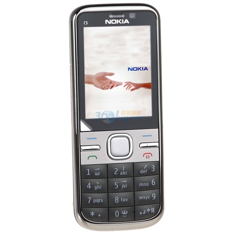 诺基亚(nokia)c5-00导航版 3g手机(灰)wcdma/gsm