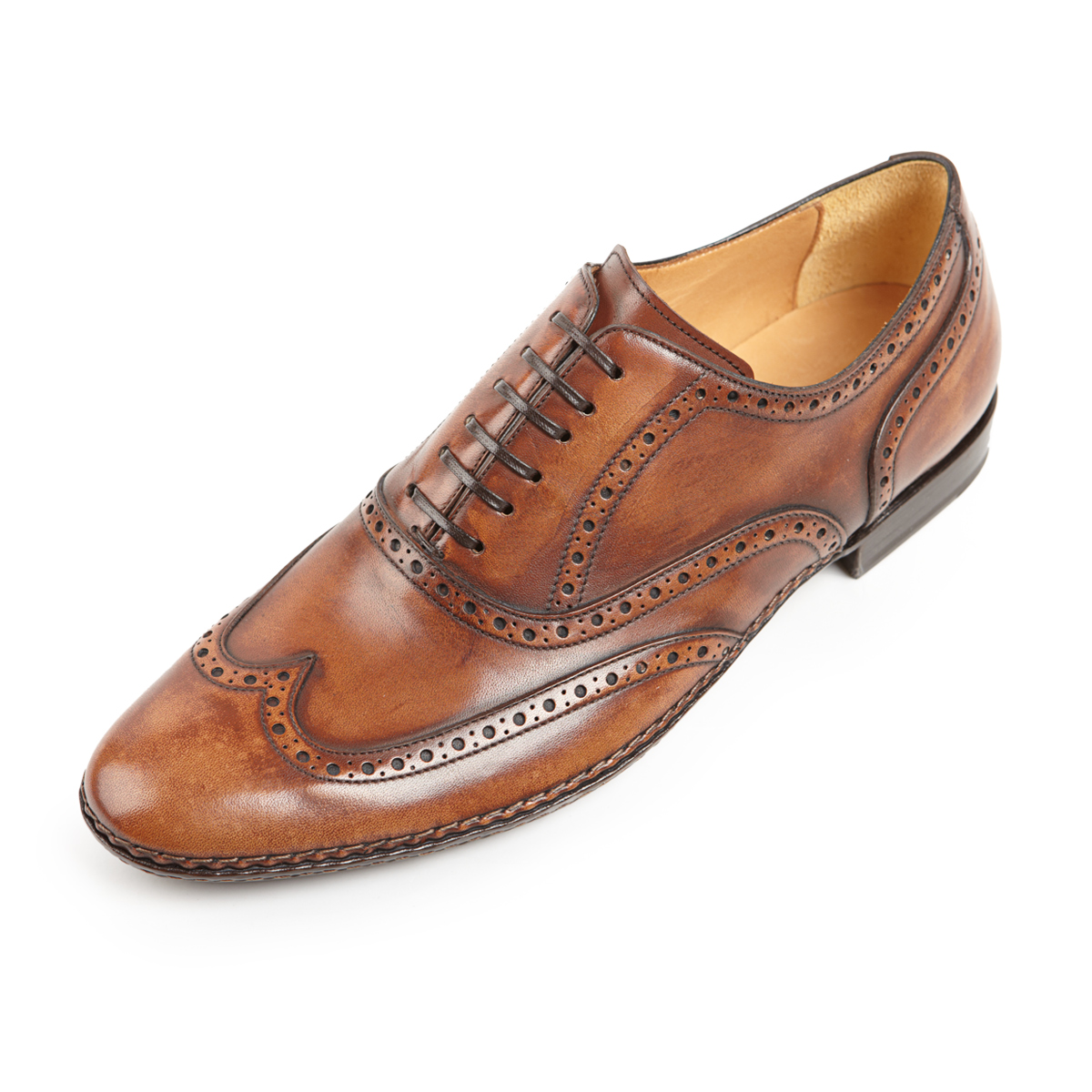 复古女鞋单鞋皮鞋布洛克真选什么牌子好 同款