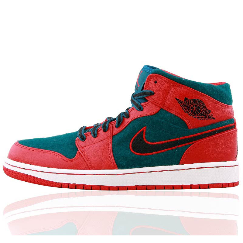 乔丹/air jordan aj1 mid gucci 633206-608 圣诞配色 红色608 44.