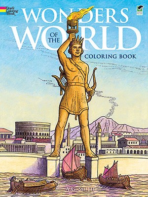 【预订】wonders of the world coloring