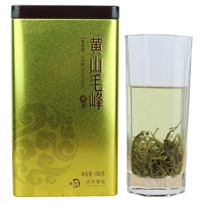 天方 茶叶 绿茶 黄山毛峰 150g