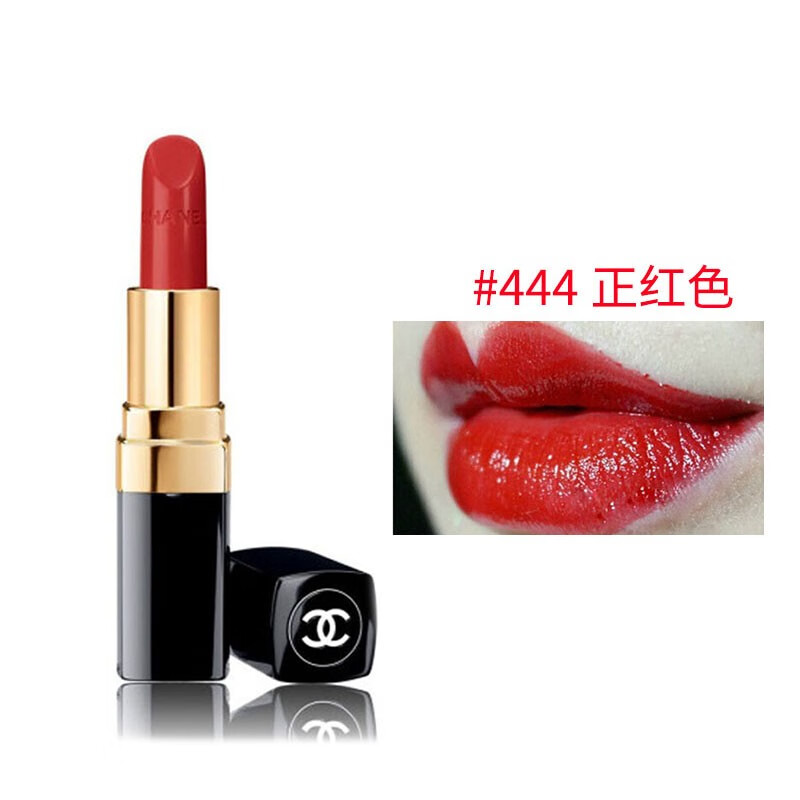 香奈儿chanel口红新年限定山茶花狮子唇膏生日礼物女coco口红444号正