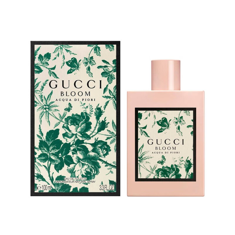 gucci) flora栀子花淡香水花之舞香水系列 bloom 复古包装 18新款绿色