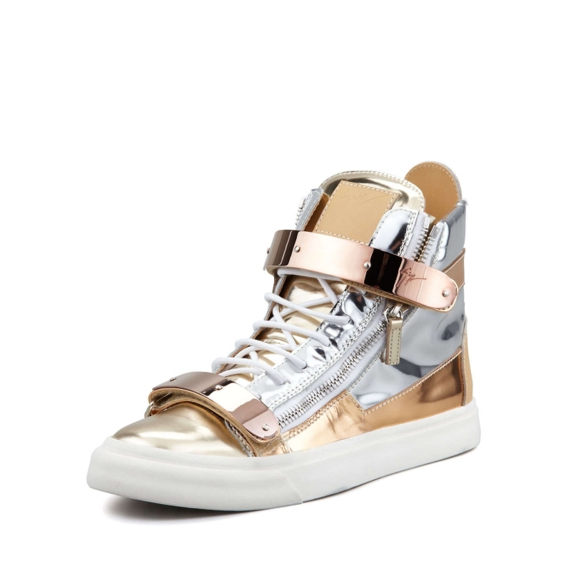 giuseppe zanotti/朱塞佩萨诺第 男鞋 男式胶底鞋 q00066994 silver