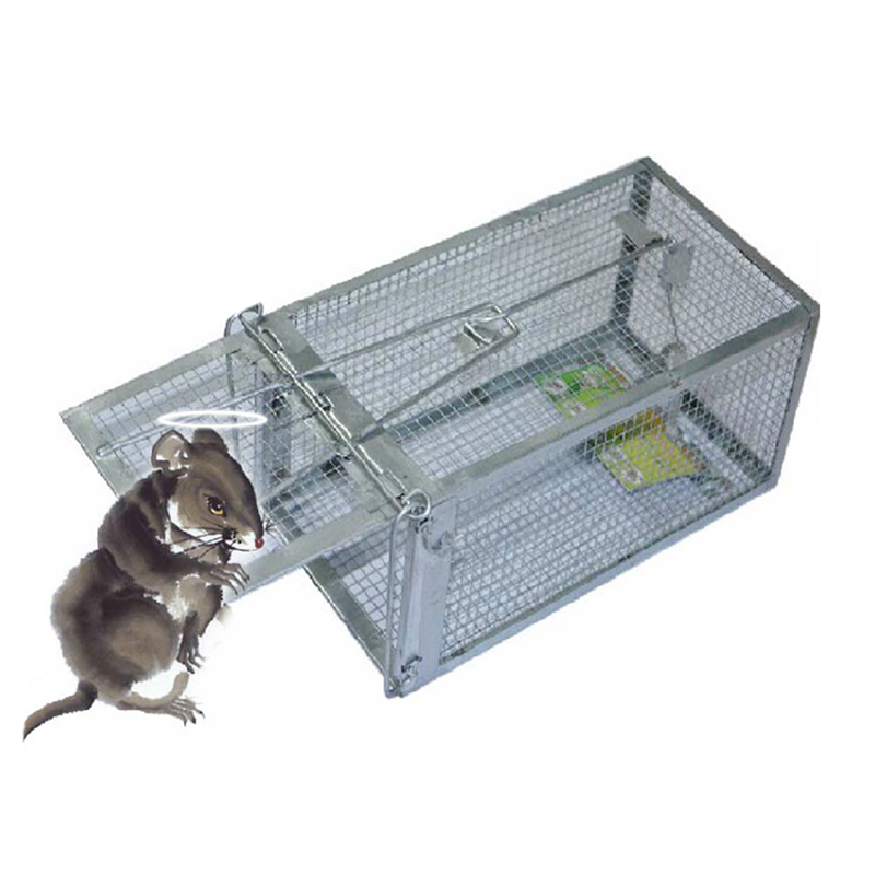 宏宇洁 家用高灵敏捕鼠器老鼠夹 灭鼠抓老鼠笼子 单开门捕鼠笼 27.