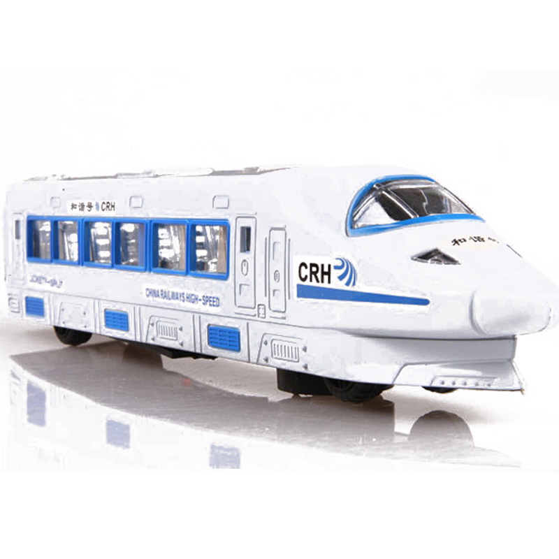 电动和谐号火车 动车组列车 高铁火车玩具 电动玩具火车 灯光音乐㊣