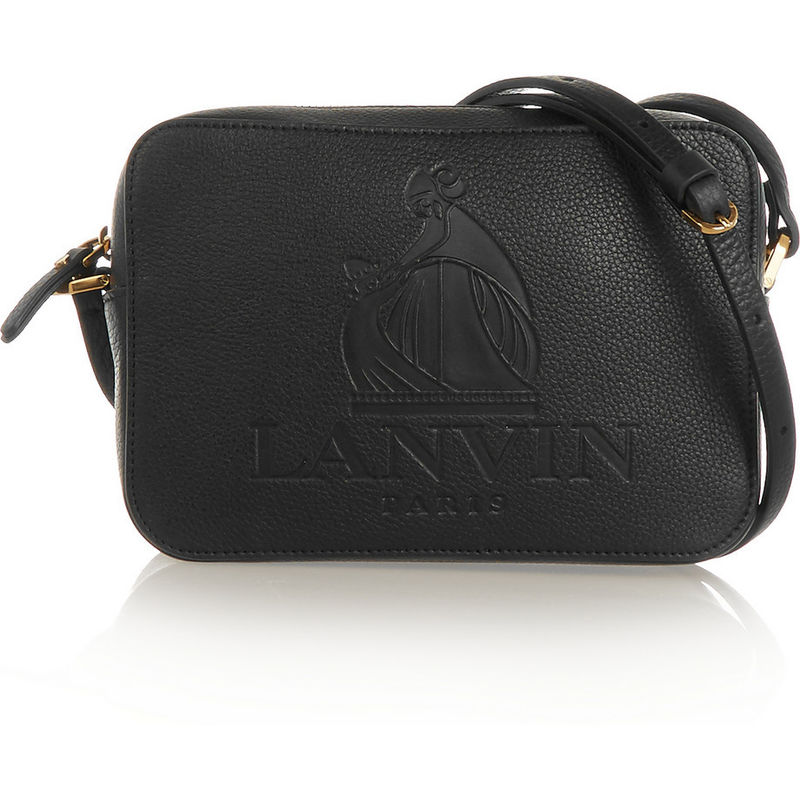 朗雯/lanvin nomad 压花纹理皮革单肩包 图片色