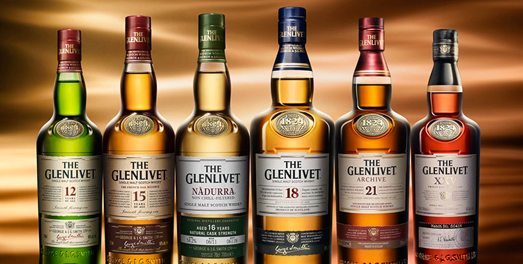 the glenlivet 格兰威特威士忌 单一麦芽威士忌 苏格兰威士忌 格兰