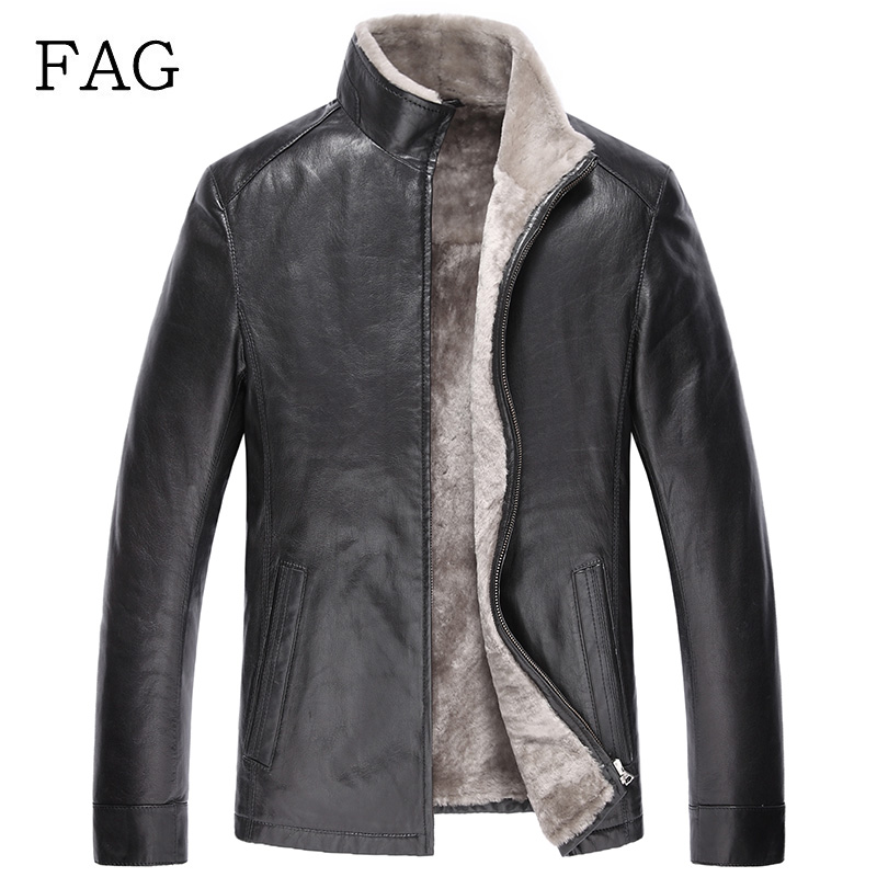 fag2014皮毛一体 皮衣 男装 进口羊皮休闲真皮皮衣男士皮草外套d3701