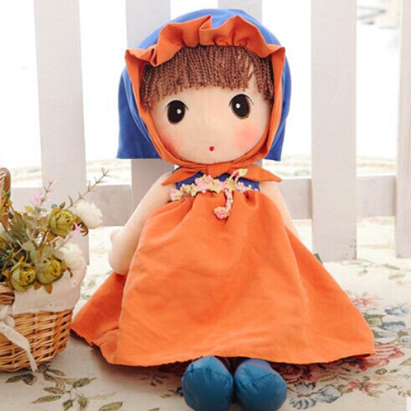 毛绒玩具 娃娃可爱小女孩公仔洋布娃娃女童创意抱枕生日礼物玩偶 60
