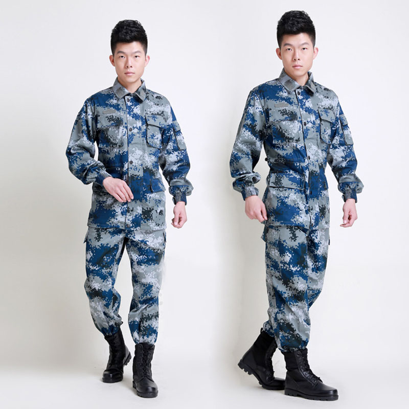 作训服男士秋冬季套装户外运动军训教官服真人cs野战作战服 07空军