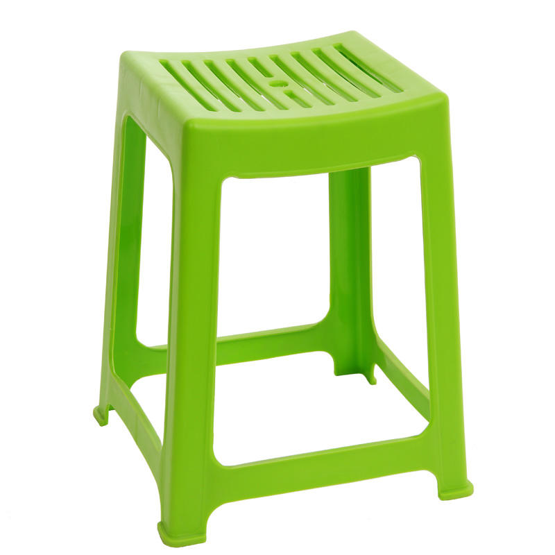 【红星奖产品】茶花塑料凳子条纹高凳家用加厚成人餐桌椅换鞋凳 高凳4