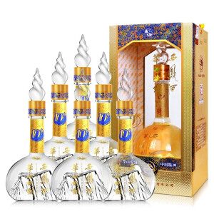 西凤酒华山论剑10年52vol凤香型白酒500ml6瓶整箱装