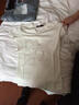 CINESSD 短袖T恤男夏季t恤衫純色v領(lǐng)韓版修身白衣服新品學(xué)生半袖打底衫 白色 M 曬單實(shí)拍圖
