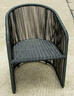 御藤美家（ROYAL RATTAN）陽臺桌椅藝術(shù)休閑仿藤編桌椅田園室外圓藤椅組合 白色(一桌一椅含坐墊) 曬單實拍圖