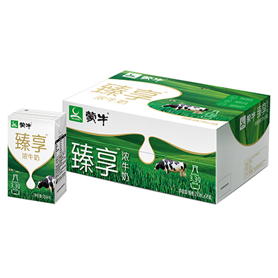 蒙牛 臻享浓牛奶全脂调制乳利乐包250ml×16包