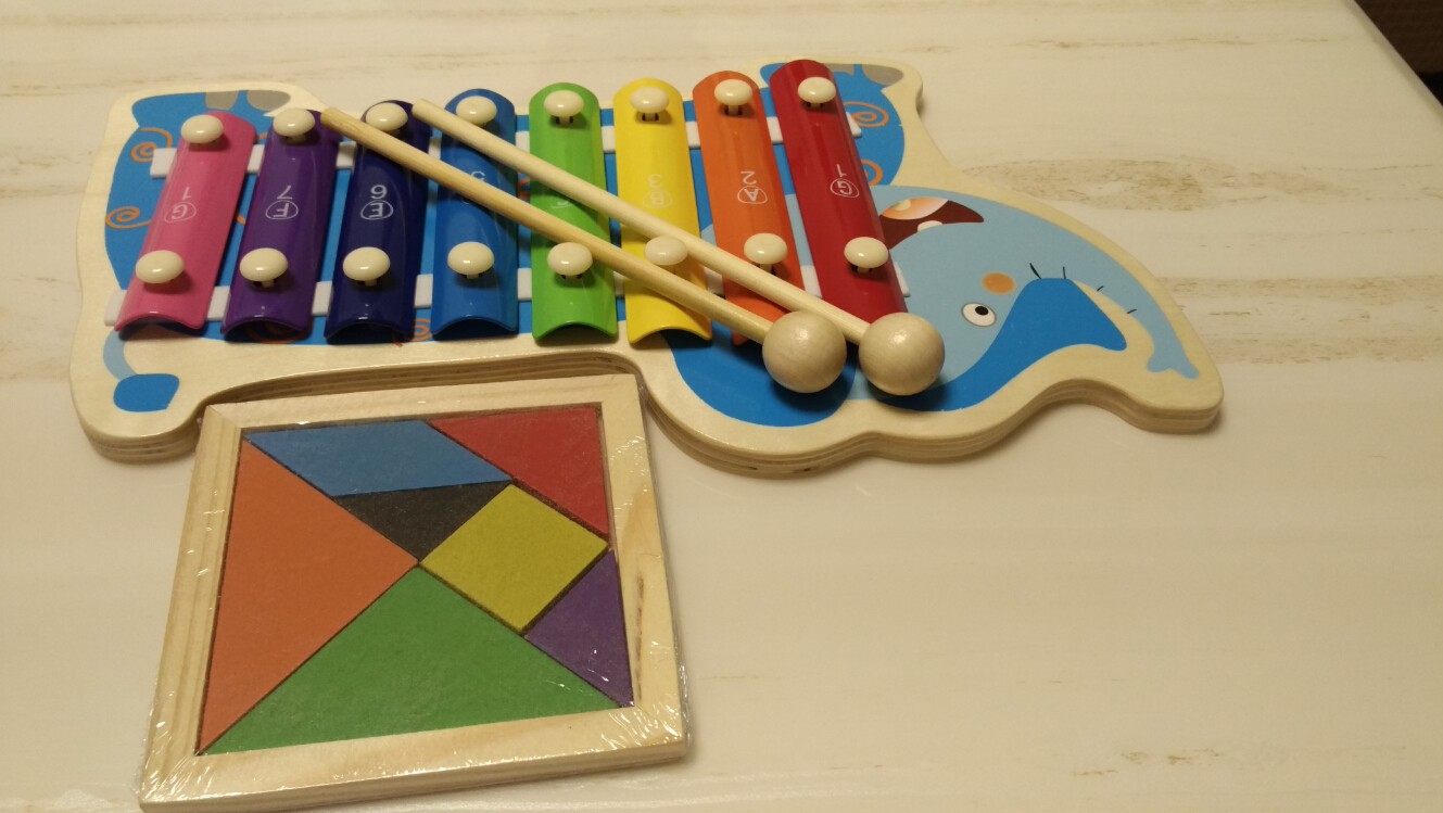 【买赠活动】雅乐宝木制手敲琴儿童男女宝宝早