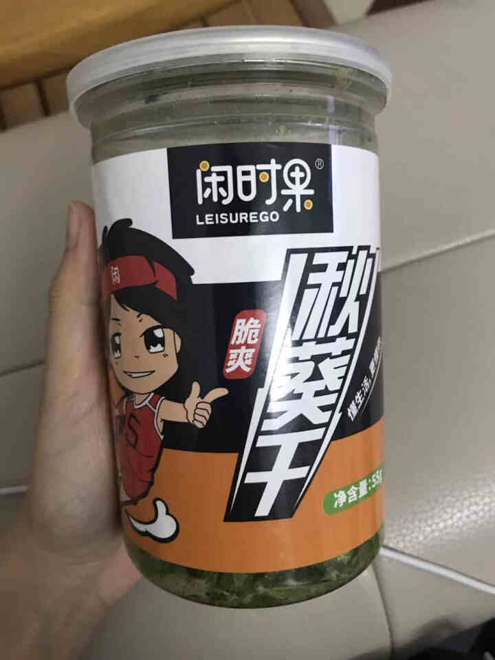 闲时果 脱水黄秋葵干55g 孕妇休闲零食小吃即食脱水蔬果干果蔬脆 脆爽秋葵干55g/罐怎么样，好用吗，口碑，心得，评价，试用报告,第2张