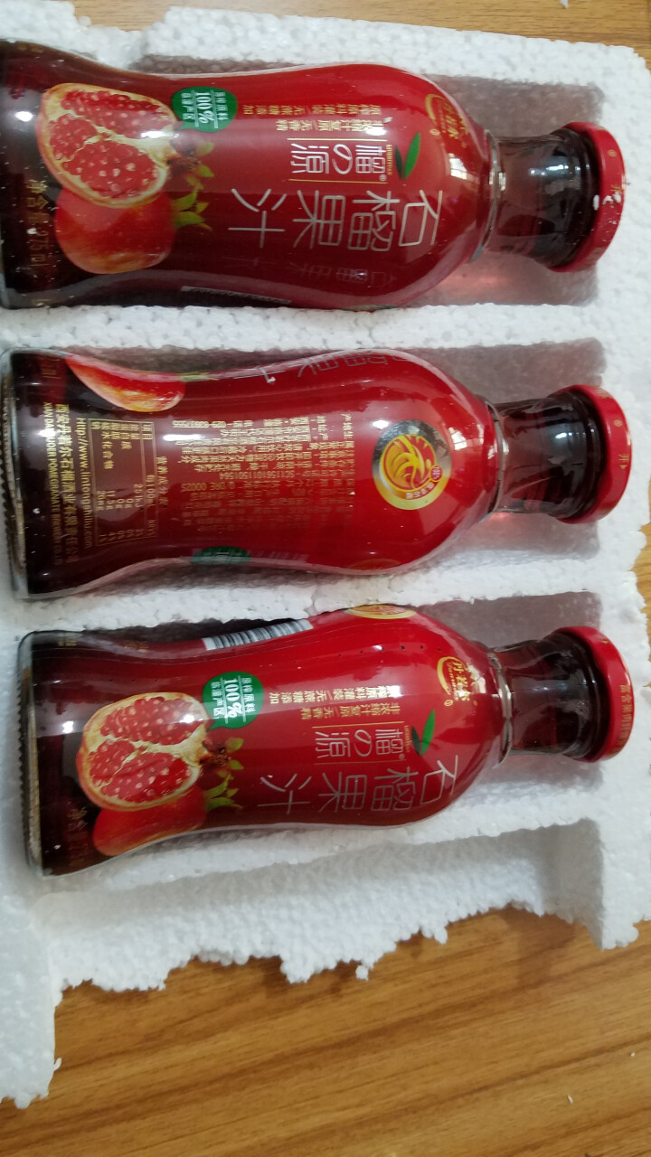 【临潼馆】丹若尔御石榴汁果汁饮料275ml/瓶 陕西特产 休闲饮品 石榴果汁5瓶装怎么样，好用吗，口碑，心得，评价，试用报告,第3张