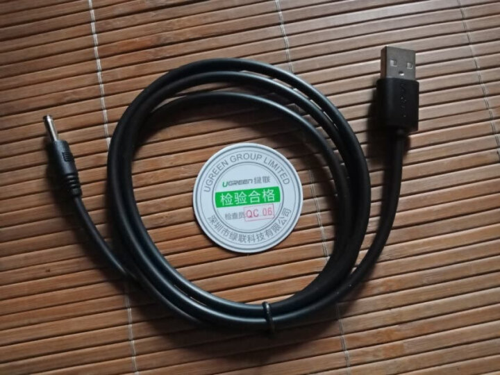 SNBMW USB转DC3.5mm/DC5.5mm电源数据线 台灯圆孔圆头迷你小风扇充电线电源线通用 黑色 0.5米怎么样，好用吗，口碑，心得，评价，试用报告,第2张