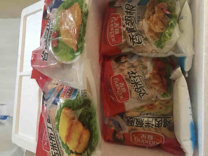 夏星食品 冷冻半成菜品五福家庭桶 香辣翅根鸡米花鸡肉洋葱圈台式鸡排玉米布丁酥 5袋2.1kg怎么样，好用吗，口碑，心得，评价，试用报告,第3张