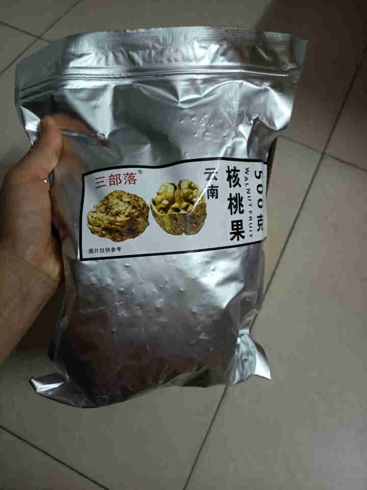 三部落原味云南纸皮核桃500g袋装新货薄壳4.5斤礼盒装 原味500g袋装怎么样，好用吗，口碑，心得，评价，试用报告,第3张