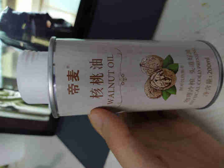 帝麦 物理冷榨核桃油200ml铁罐装 适用于婴幼儿怎么样，好用吗，口碑，心得，评价，试用报告,第2张