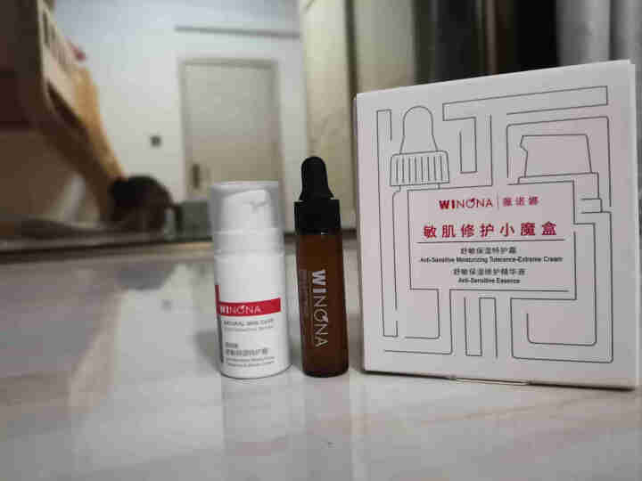 薇诺娜（WINONA）敏肌修护小魔盒【特护霜5g+舒敏精华5ml】怎么样，好用吗，口碑，心得，评价，试用报告,第4张