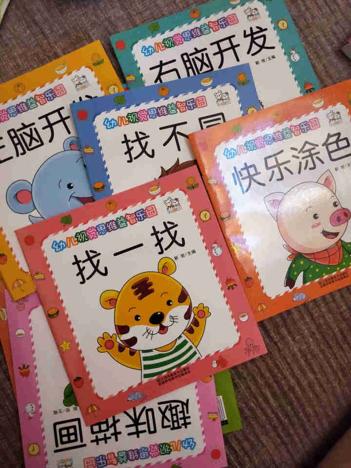 幼儿视觉思维益智乐园全套10册 左右脑开发3,第2张