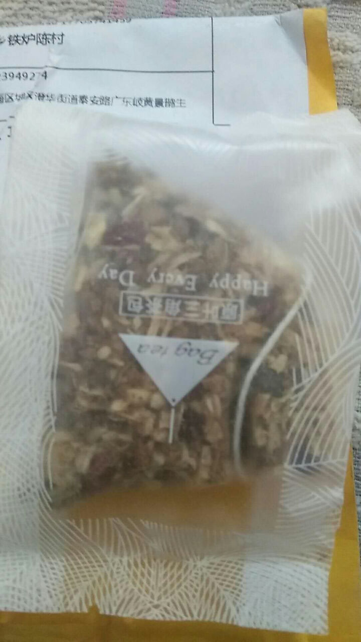 岐景黄鹊 黑糖姜茶大姨妈月经期调理养生茶驱寒暖宫 红糖姜枣茶三角袋泡茶独立包装140g 黑糖姜茶试用装（1袋）怎么样，好用吗，口碑，心得，评价，试用报告,第4张