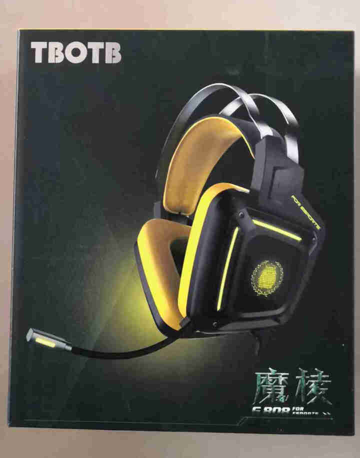 TBOTB G808耳机头戴式电竞游戏全包耳麦7.1声道带线控麦克风话筒重低音笔记本台式电脑USB 立体声【3.5MM接口】怎么样，好用吗，口碑，心得，评价，试,第2张