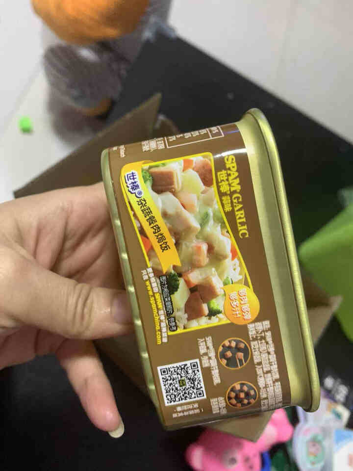 世棒（SPAM）午餐肉罐头蒜香口味198g 开罐即食早餐三明治火锅烧烤麻辣香锅泡面搭档怎么样，好用吗，口碑，心得，评价，试用报告,第3张