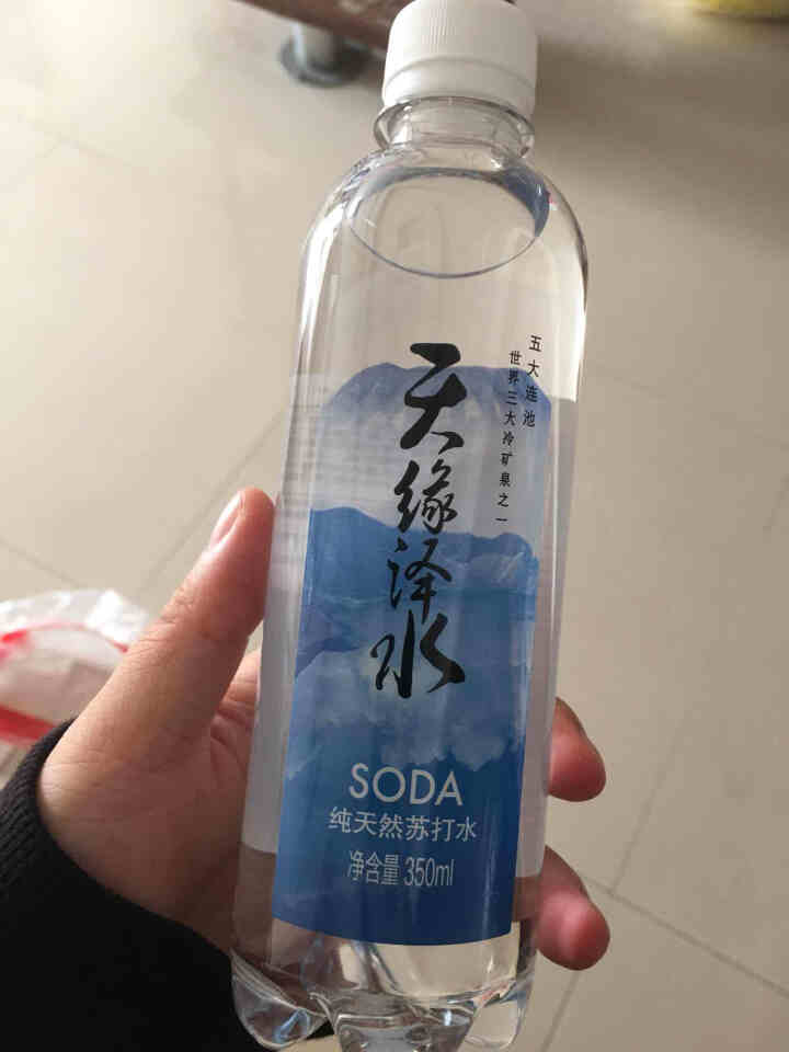 天缘泽水  五大连池天然苏打水350ml*12瓶   礼盒装 弱碱性天然水矿泉水怎么样，好用吗，口碑，心得，评价，试用报告,第4张