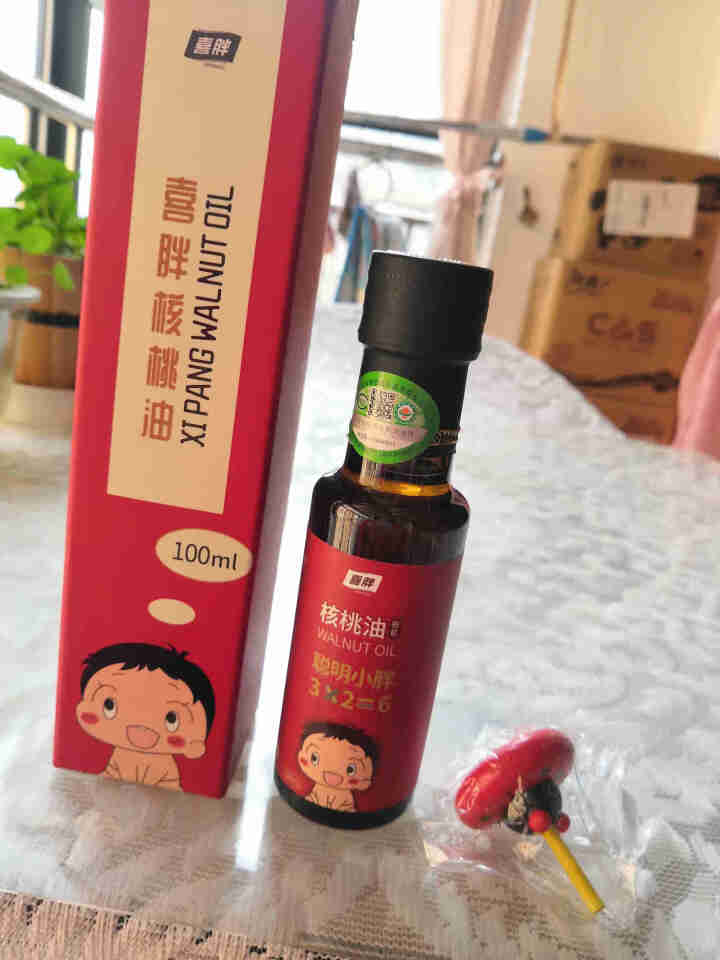 喜胖（XIPANG）有机核桃油100ml 物理冷榨 适用于儿童及孕妇食用油怎么样，好用吗，口碑，心得，评价，试用报告,第3张