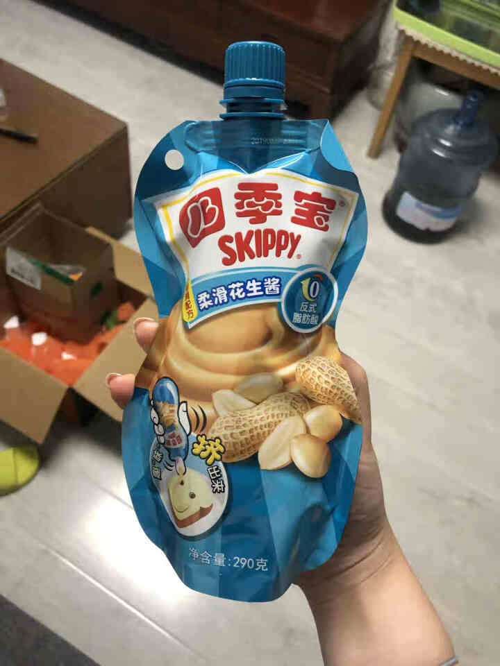 四季宝（SKIPPY）柔滑花生酱 挤压装 290g 火锅蘸料 烘焙原料怎么样，好用吗，口碑，心得，评价，试用报告,第2张