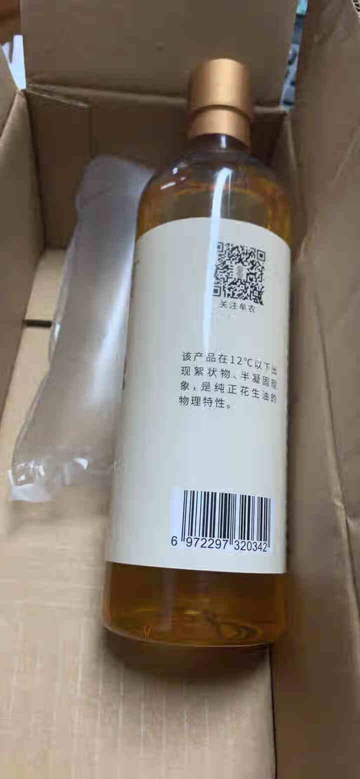 牟农 食用油 古法压榨Ⅱ 花生油500ml 烟台恒邦出品怎么样，好用吗，口碑，心得，评价，试用报告,第4张