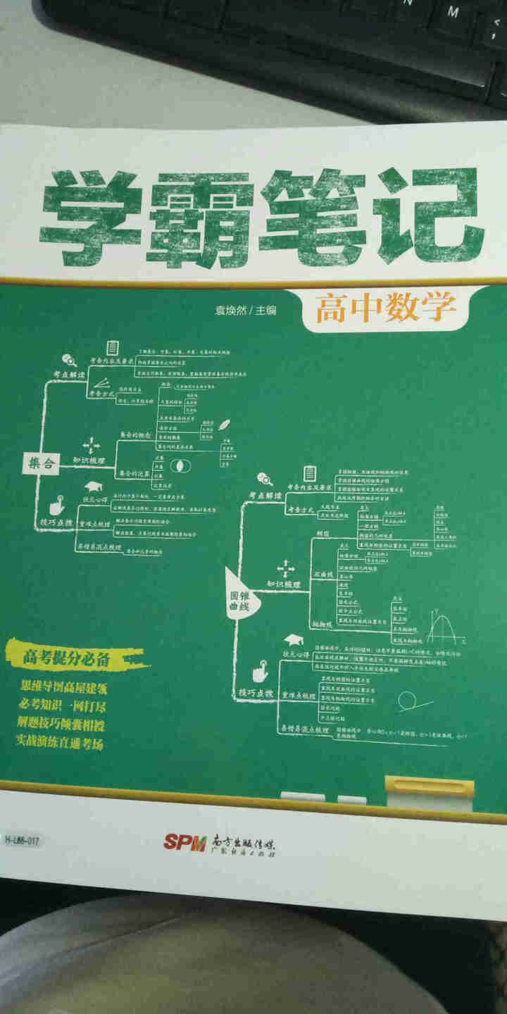 学霸笔记高中数学语文英语思维导图 高考总复习全国通用版教辅 高中数学怎么样，好用吗，口碑，心得，评价，试用报告,第2张