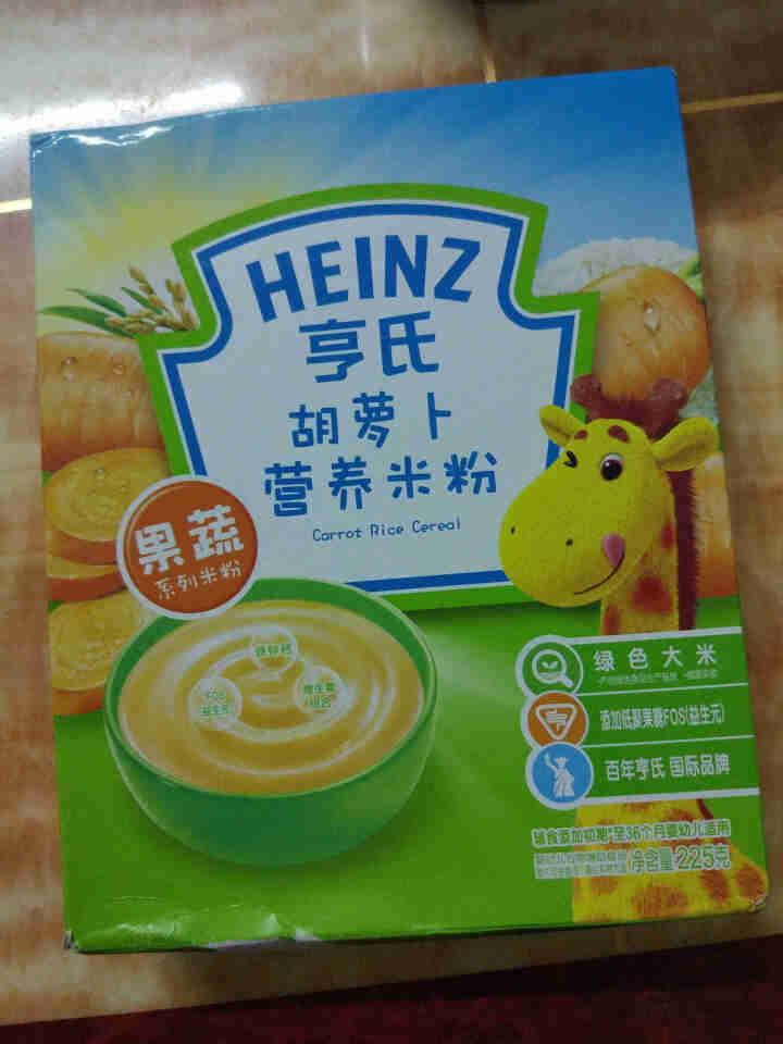 亨氏 (Heinz) 婴幼儿辅食宝宝米粉米糊 400g 铁锌钙奶  (辅食添加初期,第2张