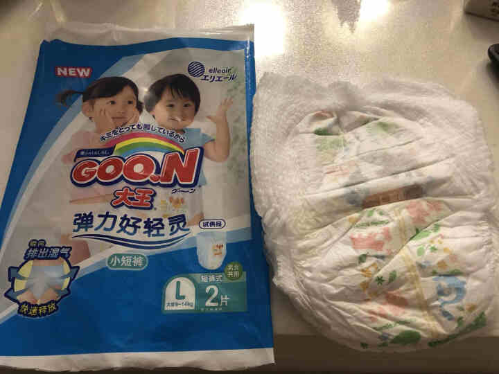 大王(GOO.N) 天使系列婴儿纸尿裤宝宝拉拉裤尿不湿 男女宝通用东京品牌旗舰正品保障自营物流包 （6片组合体验装）随机发怎么样，好用吗，口碑，心得，评价，试用,第3张