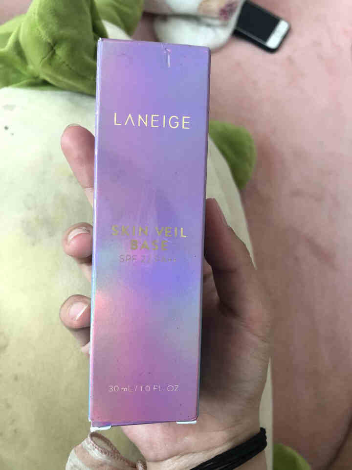 兰芝(LANEIGE) 雪纱丝柔修颜隔离霜25周年紫金礼盒限量版 限量版隔离 30ml怎么样，好用吗，口碑，心得，评价，试用报告,第2张