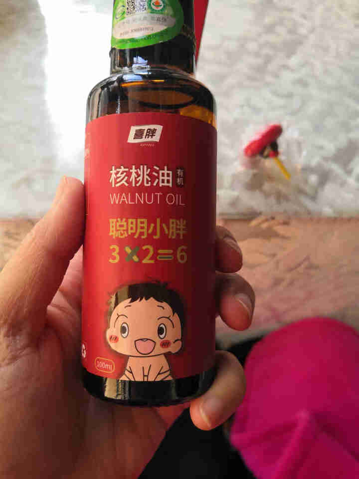 喜胖（XIPANG）有机核桃油100ml 物理冷榨 适用于儿童及孕妇食用油怎么样，好用吗，口碑，心得，评价，试用报告,第5张