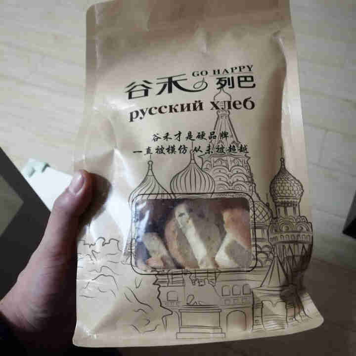 谷禾列巴面包片核桃仁葡萄干果仁休闲零食 袋装列巴干300g怎么样，好用吗，口碑，心得，评价，试用报告,第2张