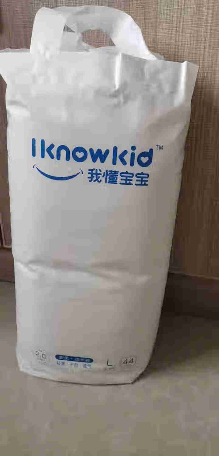 我懂宝宝(IKNOWKID) 轻薄2.0柔软干爽【拉拉裤】男女通用款 大号L44片[9,第2张