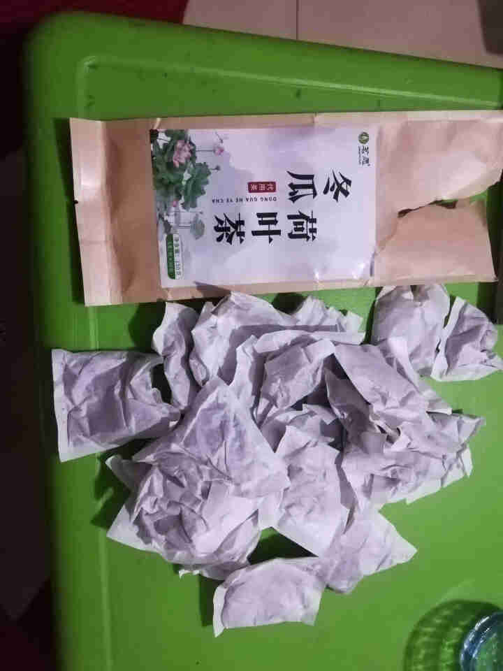 【买2袋=发4袋】冬瓜荷叶茶 大肚子茶A4腰荷叶片组合花茶泡水喝的袋泡茶搭瘦肚祛湿茶去湿薏米仁茶 150克(30包)/袋怎么样，好用吗，口碑，心得，评价，试用报,第3张