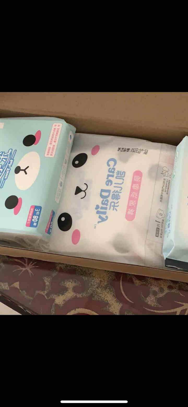 凯儿得乐（care daily）萌趣纸尿裤试用装3片+萌趣小湿巾1包+萌趣柔纸巾1包 萌趣纸尿裤S码3片怎么样，好用吗，口碑，心得，评价，试用报告,第4张